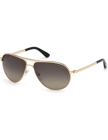 Tom Ford Marko 0144 Sunglasses brillant des détails fins